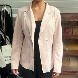 Monarc by Anthropology Pink Suede Blazer